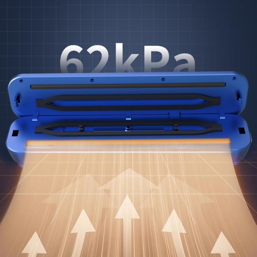 Dual-mode vacuum sealer - extended and widened seal, intelligent one-touch control, wet and dry dual-use, compact and space-saving, multiple functions