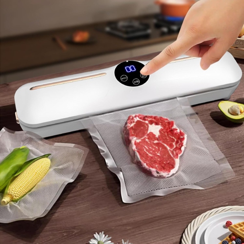 Dual-mode vacuum sealer - extended and widened seal, intelligent one-touch control, wet and dry dual-use, compact and space-saving, multiple functions