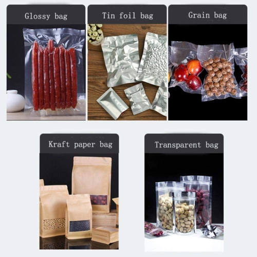 Scelleuse sous vide automatique pour la cuisine - Double mode humide et sec pour tous les aliments, économie d'espace, faible bruit, 10 sacs