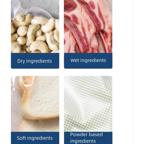 Multifunctional vacuum sealer - adjustable suction, suitable for dry/wet/soft food, one-touch operation, with compressor