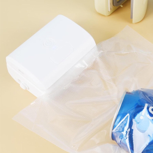 Portable vacuum sealer, small and light, rechargeable, strong suction, 60kPa vacuum and 100kPa inflation, perfect for camping/kitchen use