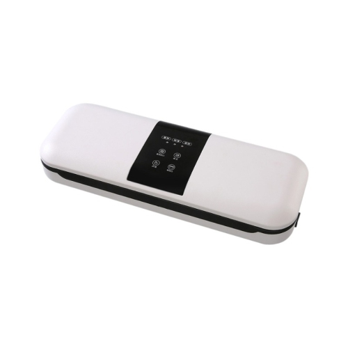 Image 1 of 6.. Vacuum sealer - 10-second lock, multi-mode button control, compact and easy to rinse, wet and dry, one-button operation, simple and portable, white,