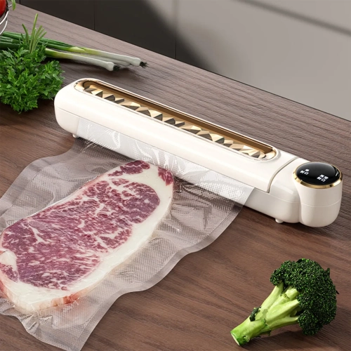 Food Vacuum Sealer Home Fresh Food Preservation Machine One-touch operation, 30cm wide seal, waterproof touch screen, compact design, suitable for