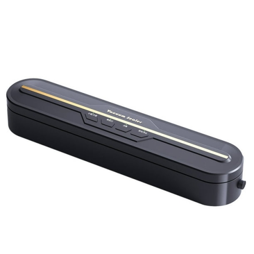 Image 1 of 5.. Premium vacuum sealer - durable and portable, multi-purpose for home/office/travel, easy to use, black