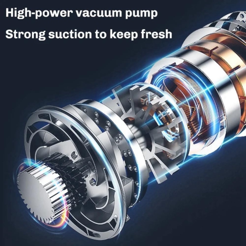 white multifunctional vacuum sealer - vacuum food sealer, strong, high quality and durable, portable design, suitable for daily use, with 10 bags