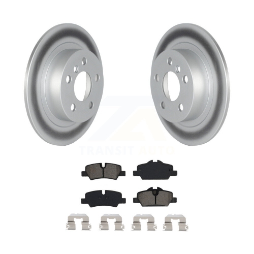 Rear Coated Brake Rotors Semi-Metallic Pad Kit For Mini Cooper BATTERY EV engine KGS-103611