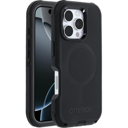 OtterBox Defender Pro Series Case with MagSafe - iPhone 16 Pro Black