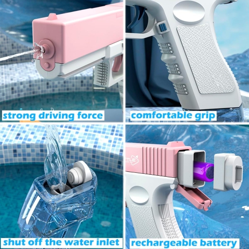 maxxus Electric Automatic Water Gun- 492 CC Dual Tank, for Adults & Kids, Ideal for Pool, Beach & Outdoor Summer Fun