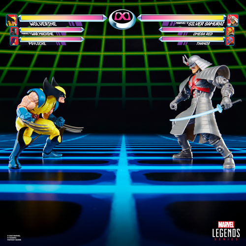 Hasbro Marvel Legends Series - Gamerverse Wolverine vs Marvel's Silver Samurai Action Figures
