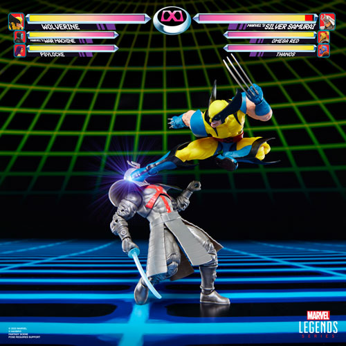 Hasbro Marvel Legends Series - Gamerverse Wolverine vs Marvel's Silver Samurai Action Figures