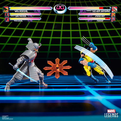 Hasbro Marvel Legends Series - Gamerverse Wolverine vs Marvel's Silver Samurai Action Figures