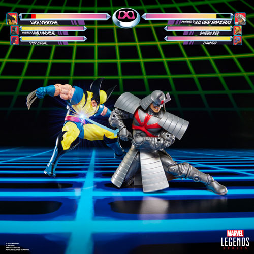 Hasbro Marvel Legends Series - Gamerverse Wolverine vs Marvel's Silver Samurai Action Figures