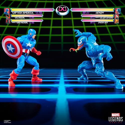 Hasbro Marvel Legends Series - Gamerverse Captain America vs Venom Action Figures