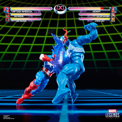 Hasbro Marvel Legends Series - Gamerverse Captain America vs Venom Action Figures