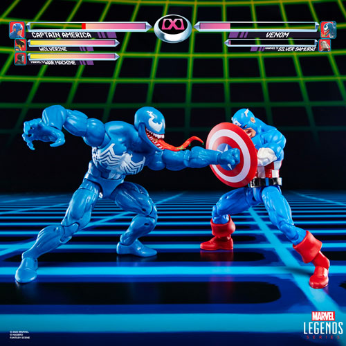Hasbro Marvel Legends Series - Gamerverse Captain America vs Venom Action Figures