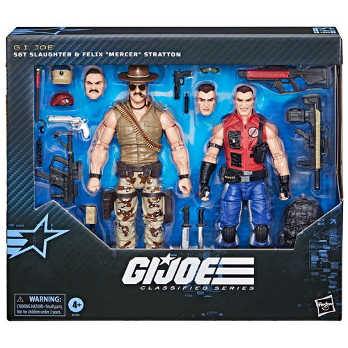 Hasbro G.I. Joe Classified Series - Sgt Slaughter & Felix "Mercer" Stratton Action Figures