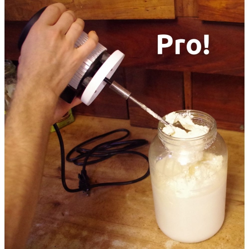 Buttermeister Pro Butter Churn | Stanless Steel Agitator - 1 Gallon