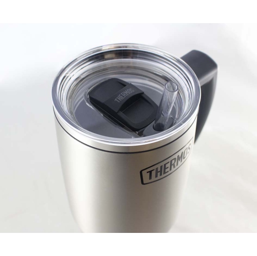 Thermos Outdo 1100ml Stainless Steel Travel Mug Dual Function Lid with Straw