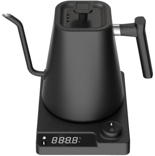 VICBINLY  Electric Gooseneck Kettle - 1.0L Pour Over Coffee Kettle \w Precise Temperature Control, 1200W Quick Heating, Stainless Steel Inner Lid And