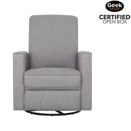 Open Box - Kidiway EZ Fabric Glider Electric Reclining Chair - Granite