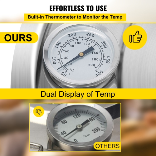 VEVOR Moonshine Still Stainless Steel Water Alcohol Distiller Copper Tube With Circulating Pump Home Brewing Kit Build-in Thermometer for DIY Whisky