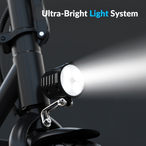 5TH WHEEL Electric Scooter for Adults with Seat and Basket, 450W Motor, 12" Pneumatic Tires, 20 Mile Range, 15.5 MPH, LED Light, Foldable Commuter