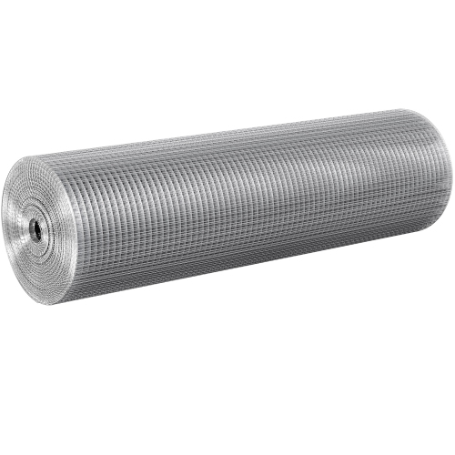 VEVOR 1/2 inch Hardware Cloth, 36in x 100 ft 19 Gauge, Hot Dipped Galvanized Wire Mesh Roll, Chicken Wire Fencing, Wire Mesh for Rabbit Cages,