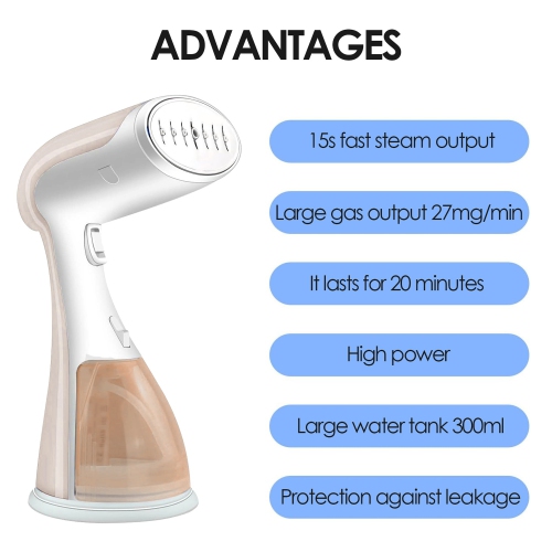 Défroisseur à vapeur vertical, Défroisseur à vapeur portatif 1500&nbsp;W