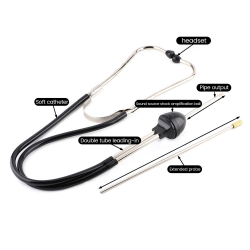 Cylinder Stethoscope, Car Engine Cylinder Block Diagnostic Device, Car Repair and Maintenance Tool