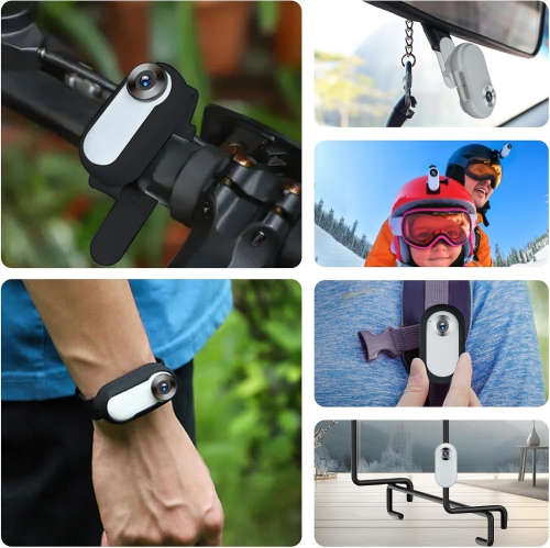 Cat Camera Collar with Video Record,Wireless Mini Sports Cam,Small Action Cameras 32GB,Body Camera for Pets