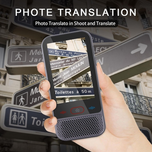 Dispositif traducteur, traducteur 139 langues, dispositif de traduction en temps réel hors ligne en ligne, traducteur portatif pour les voyages