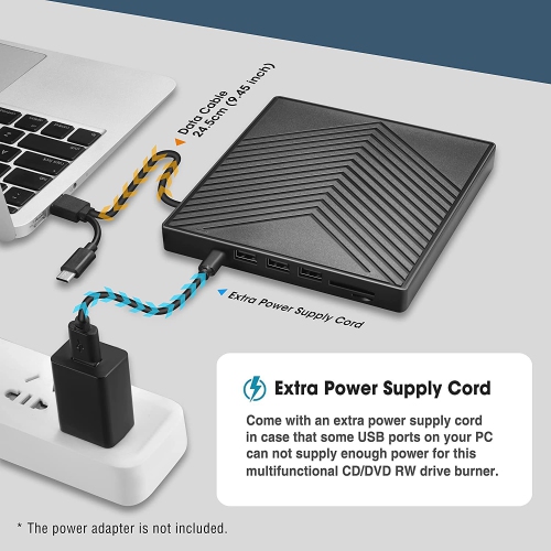 External CD DVD Drive DVD Burner Laptop External Optical Drive Burner Computer Mobile DVD External Optical Drive