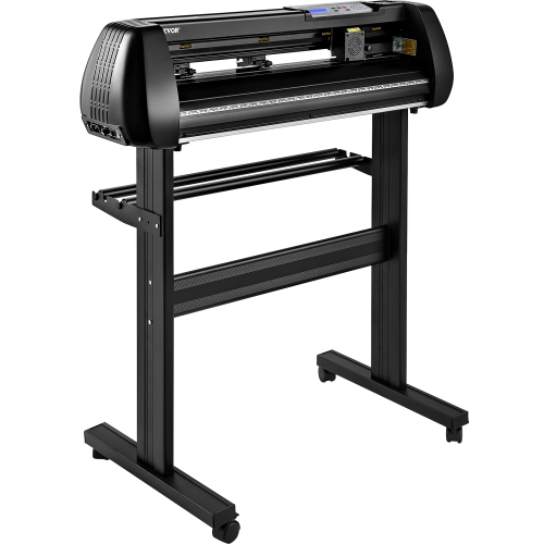 VEVOR 28in Vinyl Cutter Machine, Offline Bluetooth Cutting Plotter Machine, 400in/10m Steel Roller Shaft Adjustable Speed Force, SignMaster Software