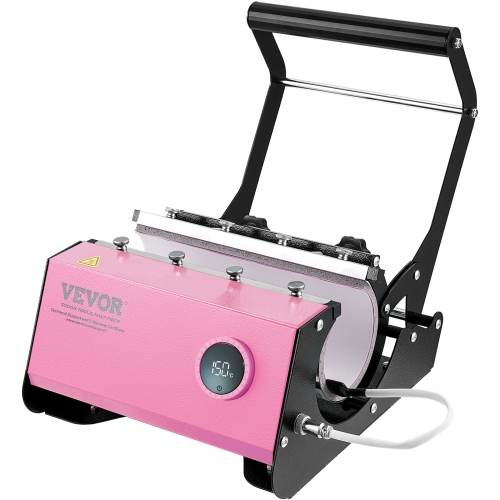 VEVOR 11-30oz Mug Heat Press, Tumbler Heat Press Machine, Sublimation Transfer Straight Skinny Tumblers, Cup Heat Press with Heat-resist Gloves &