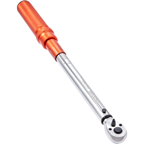 VEVOR 3/8-inch Torque Wrench, Dual-Direction Adjustable Drive Click Torque Wrench 10-80ft.lb/14-110n.m, Mechanical Dual Range Scales Torque Wrench