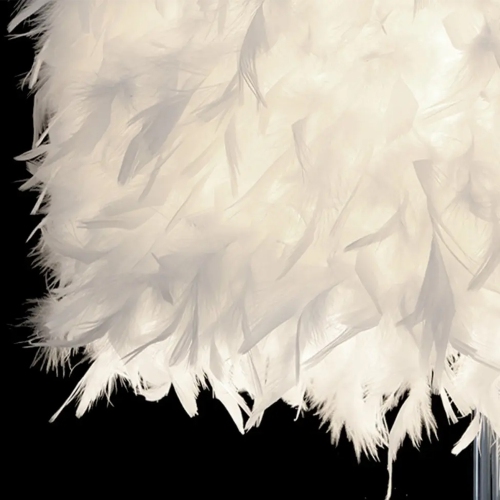 Feather Crystal Table Lamp, Bedroom Decorative Lamp, Bedroom Bedside Table Lamp With Remote Control