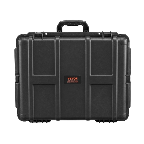 VEVOR 56.1x37x26 Weatherproof Hard Case, Protective Dry Box Case with Pre-cut Foam, and Pull Handles for Travel, Hunting, Military, Tactical, IP67