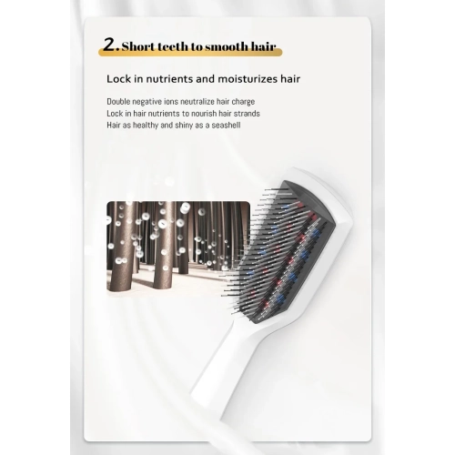 Led Red and Blue Light Massage Therapy Devices Hair Growth Comb Led Infrared lamp Electric Massage Comb Relax Head Massager