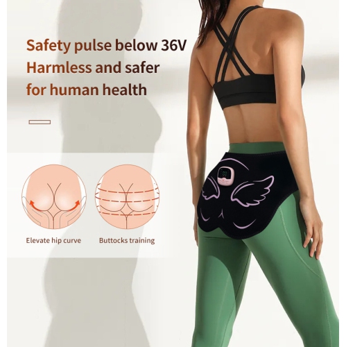 Wireless Fitness Fttocks Massage Patch Entraîneur de hanches Smart Fitness Équipement de massage fesses pour femmes équipement d'entraînement de