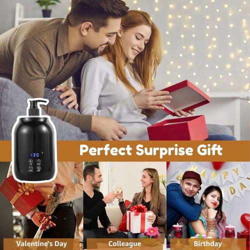 Massage Oil Warmer,Smart Touch Electric Lotion Warmer,Portable Massage Oil Warmer Bottle,Temperature Adjustable Cream Warmer for Home SPA Salon