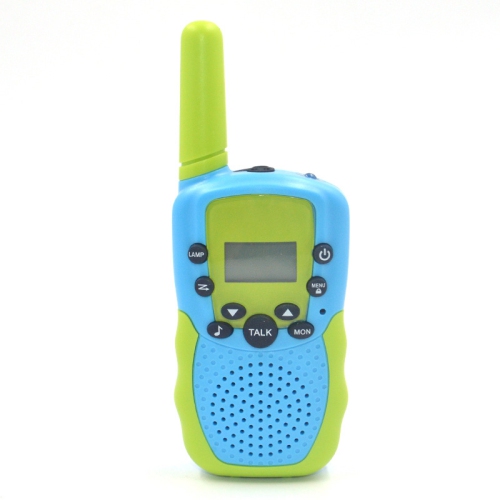 Wireless intercom LCD two-way radio intercom 3 km -- blue green