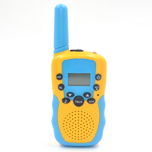 Wireless intercom LCD two-way radio intercom 3 km -- yellow and blue