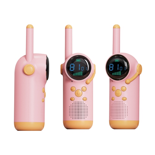 Walkie-talkie téléphone parent-enfant sans fil enfants jouet extérieur interactif/cadeau d'anniversaire rose