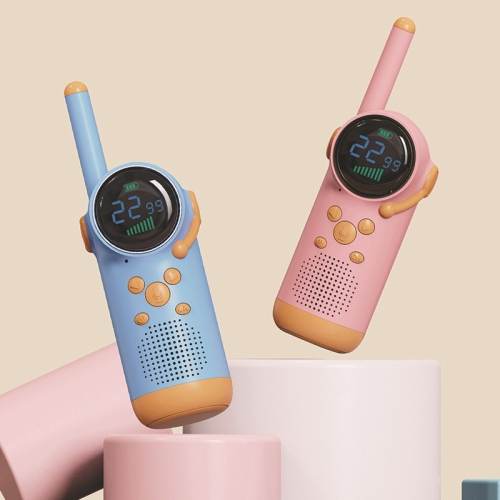 Walkie-talkie téléphone parent-enfant sans fil enfants jouet extérieur interactif/cadeau d'anniversaire rose