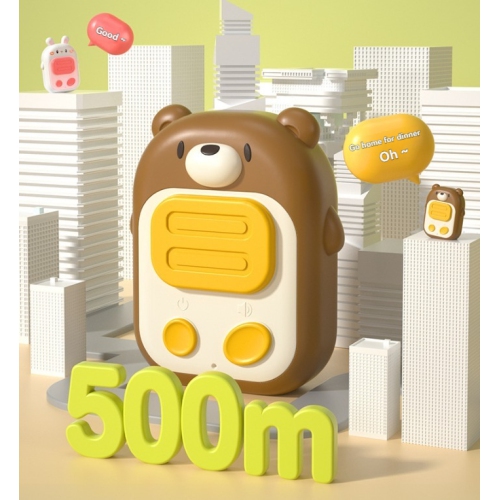 Parent-child interactive pager children's pager intercom toy indoor and outdoor wireless silent long-distance intercom - Bear