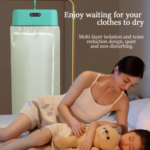 Sécheuse portative grande capacité – 3 modes, charge 10&nbsp;kg, compacte et légère pour le voyage/le camping/les appartements avec fonction de