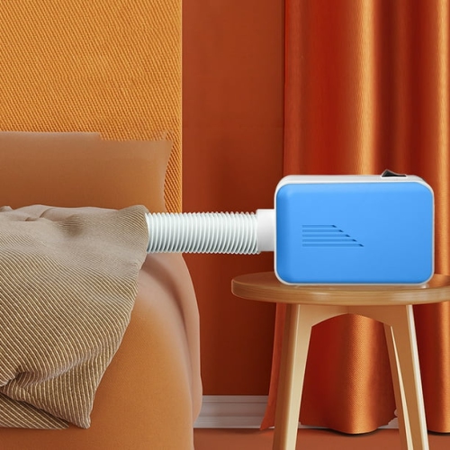 Sécheuse portative/multifonction de 600 W – Séchage rapide à 360°, matériau ABS durable et compact, idéal pour les vêtements de voyage,