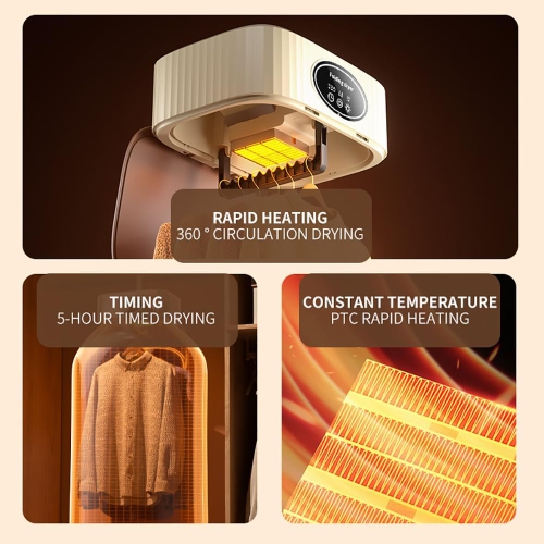 Mini sécheuse UV portative – Séchage rapide en 20 minutes, économie d'énergie et économie d'espace, idéal pour les appartements, les dortoirs et les