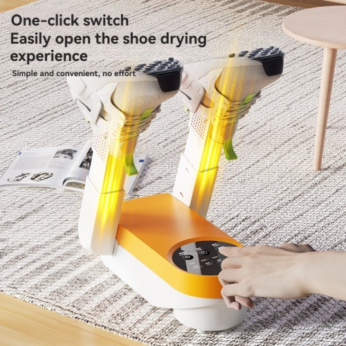 Sèche-chaussures pliable - Stérilisation à l'air chaud 55&nbsp;°C, séchage rapide 20&nbsp;Min, portatif et économiseur d'énergie pour les