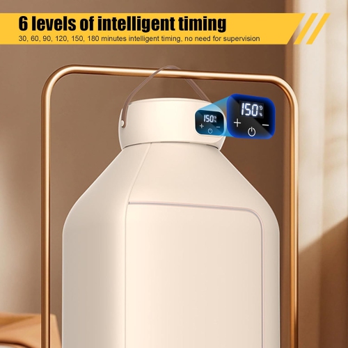 Sécheuse portative avec puce intelligente et chauffage au graphène – 6 minuterie, grande capacité, pliable pour le voyage, séchage rapide